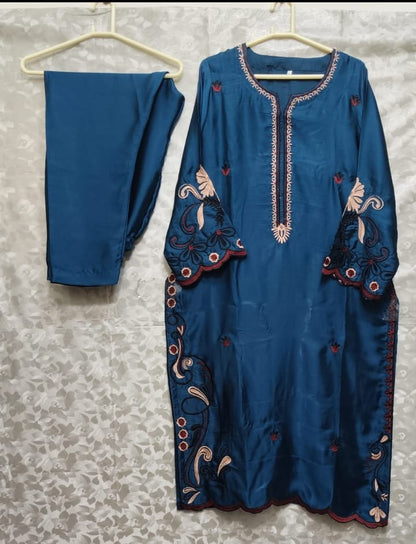Korean Silk 2 Piece Suit