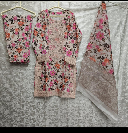 Lawn 3 Piece Suits